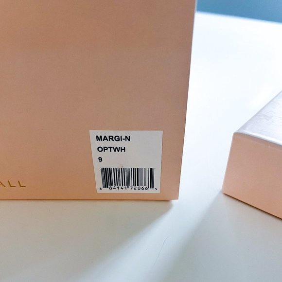 NWT LOEFFLER RANDALL Napa Bow Stiletto Slide Sandals Optic White - Picture 3 of 9